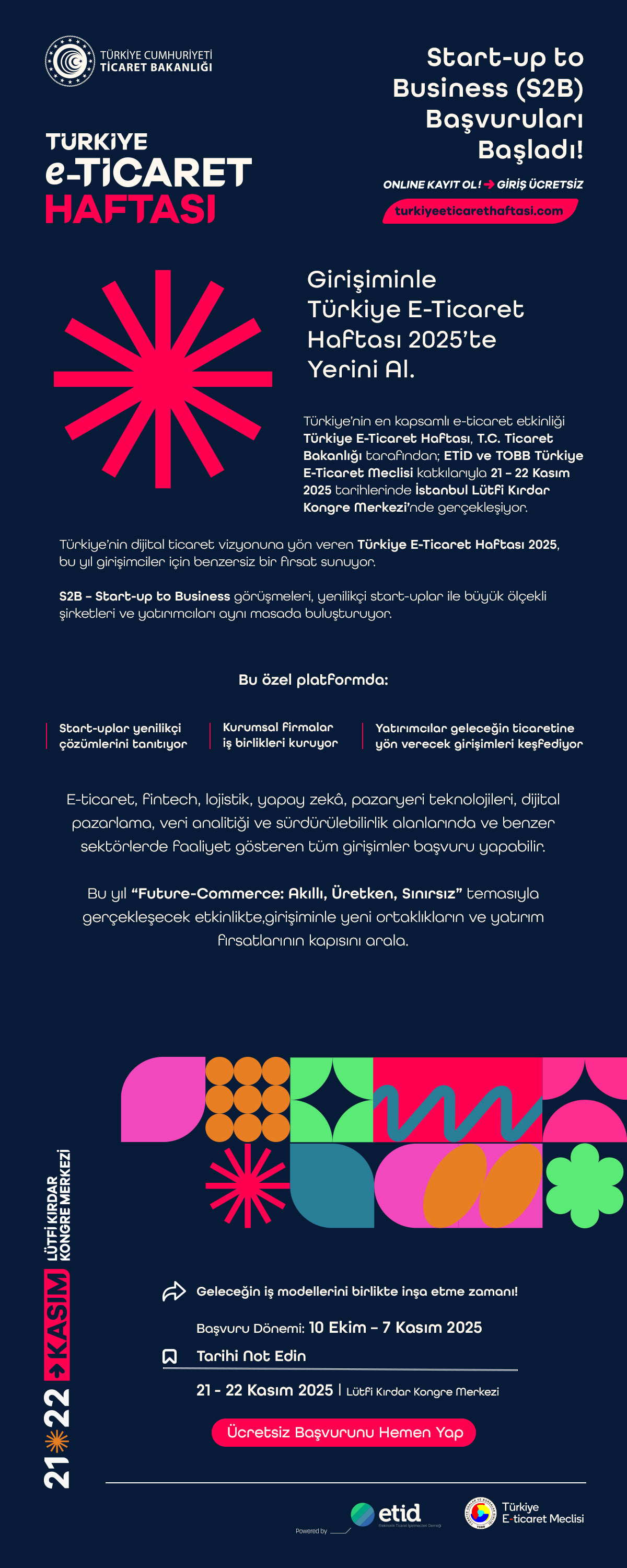 Türkiye E-Ticaret Haftası Davetiye